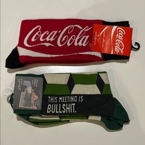 Coca Cola Red Socks